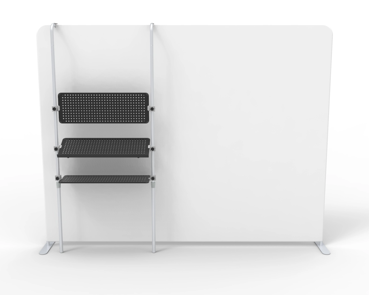 TriStyle Black Aluminum Shelves