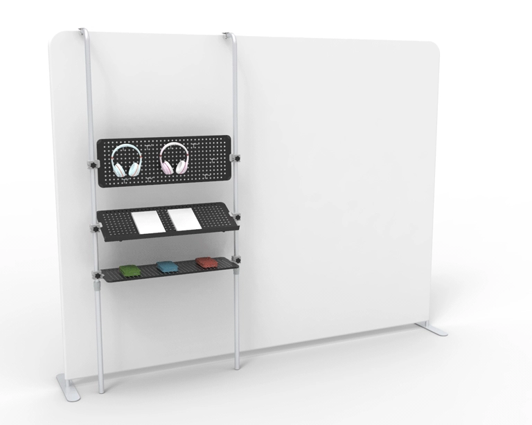 TriStyle Black Aluminum Shelves