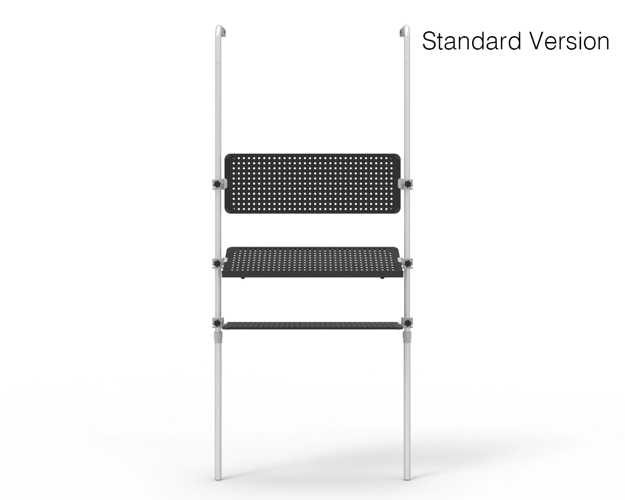 Tristyle Black Aluminum Trade Show Shelves Mian Animated