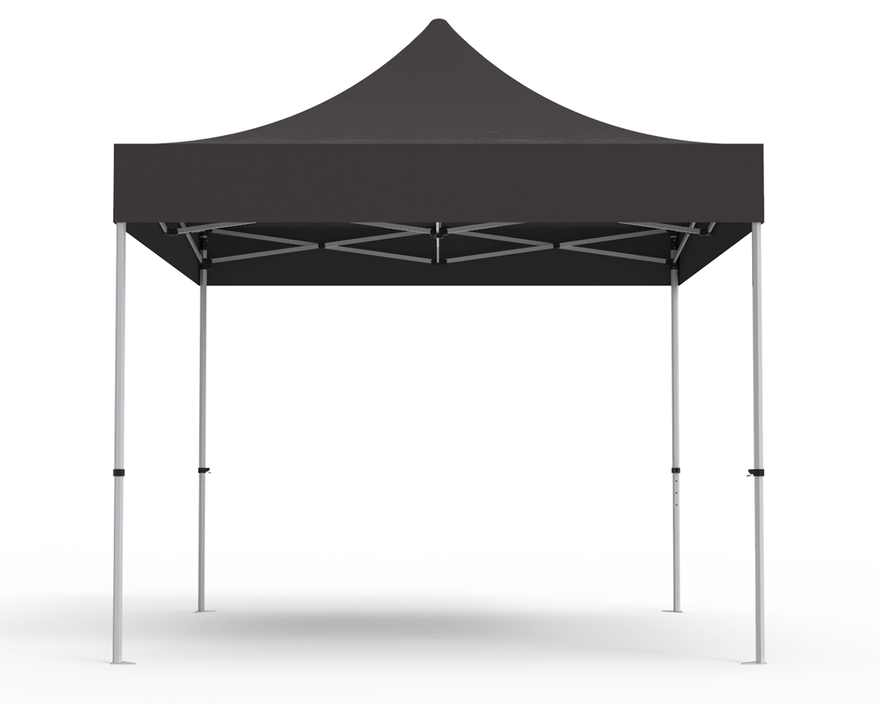 Unprinted Black 10 x 10 Pop Up Canopy Tent 