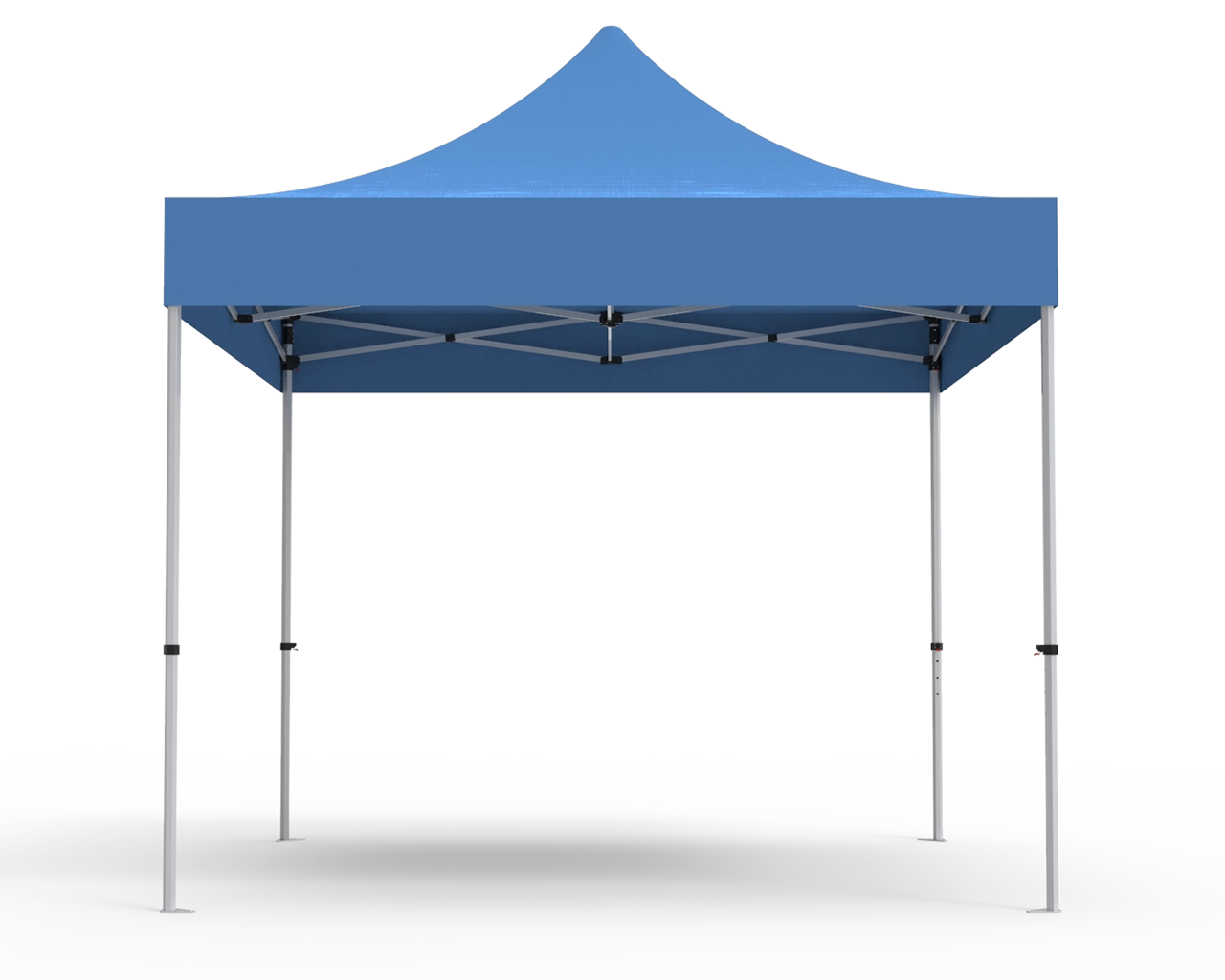 Unprinted Blue 10 x 10 Pop Up Canopy Tent 