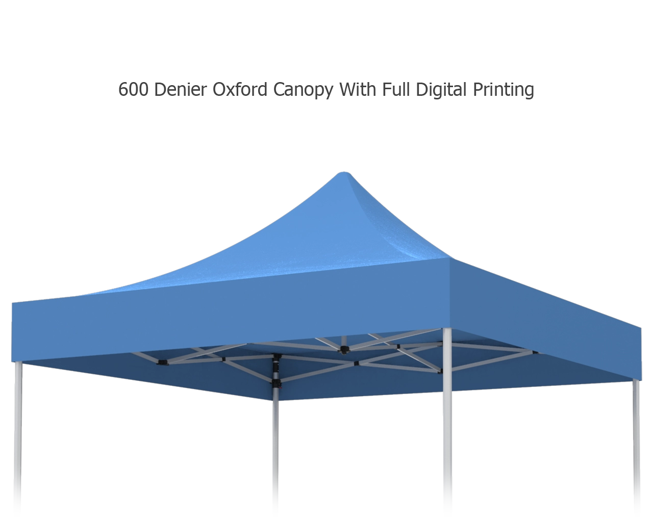 Unprinted Blue 10 x 10 Pop Up Canopy Tent 