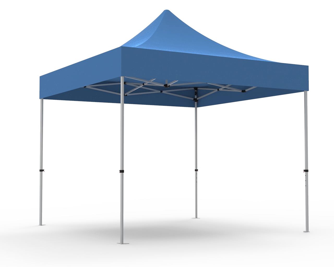 Unprinted Blue 10 x 10 Pop Up Canopy Tent 