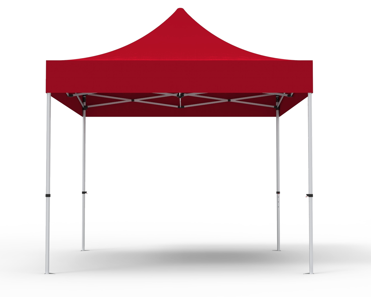 Unprinted Red 10 x 10 Pop Up Canopy Tent 