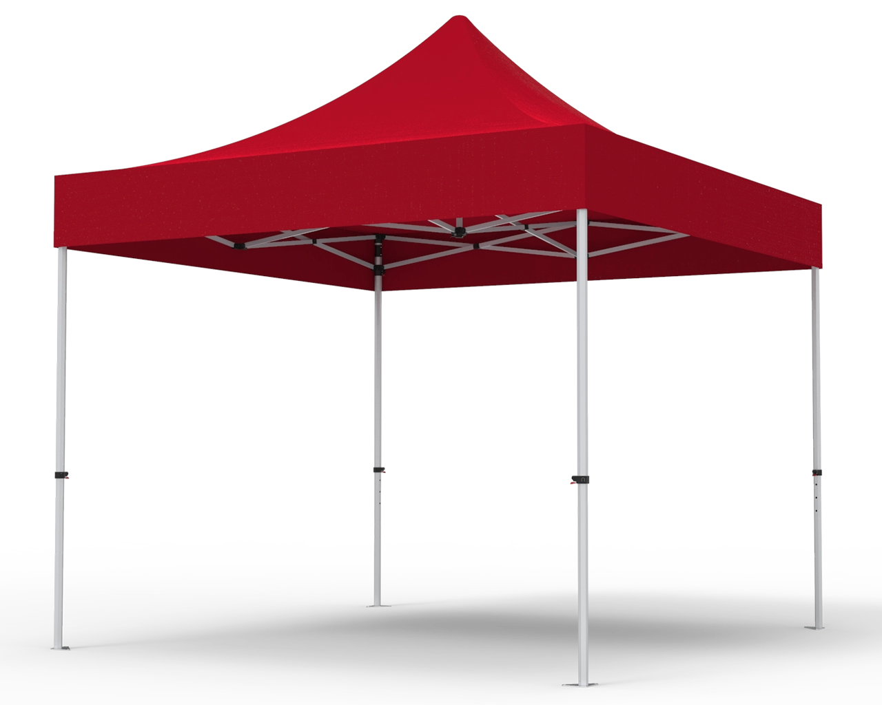 Unprinted Red 10 x 10 Pop Up Canopy Tent 
