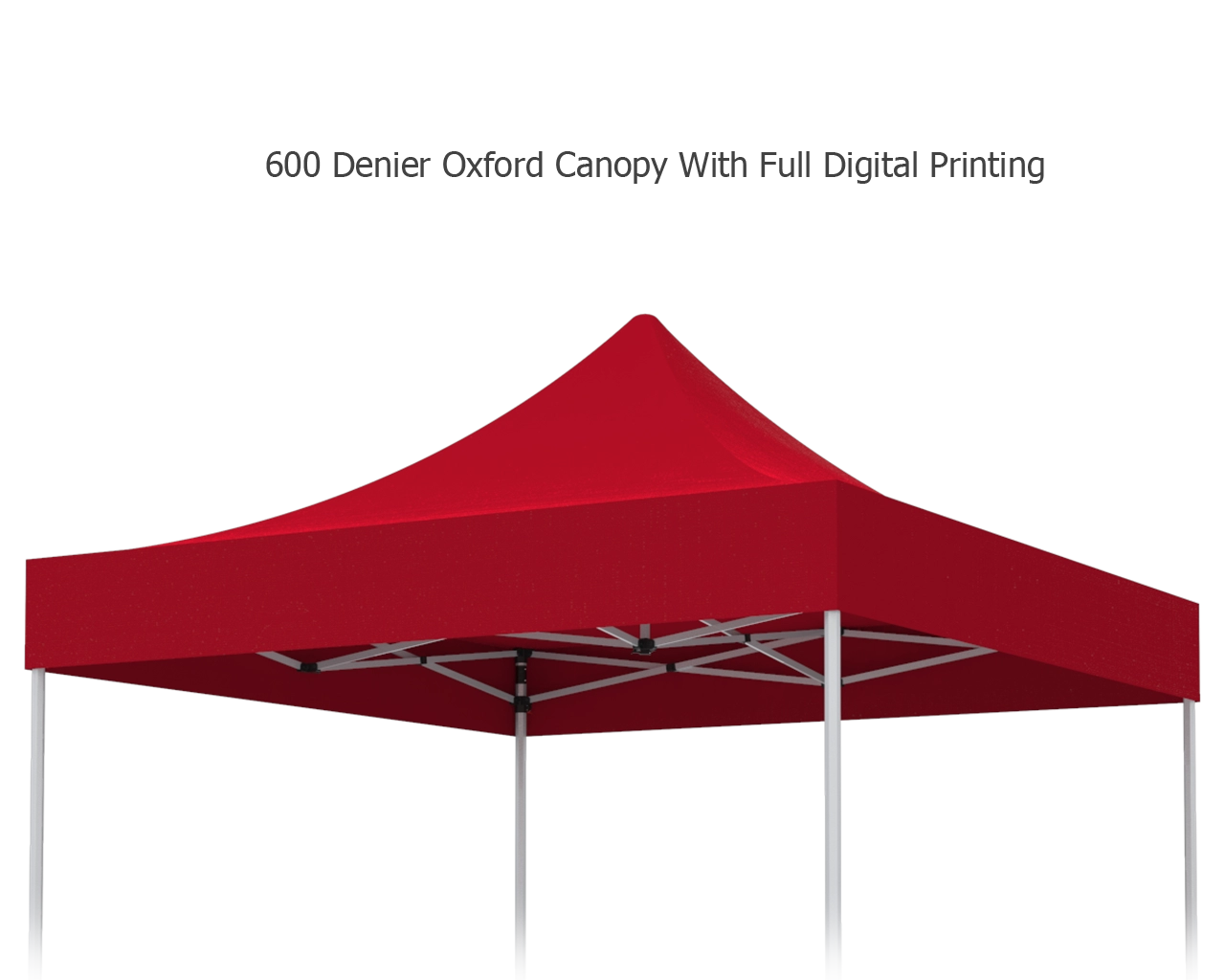 Unprinted Red 10 x 10 Pop Up Canopy Tent 