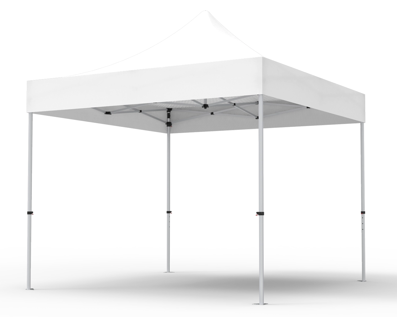 Unprinted White 10 x 10 Pop Up Canopy Tent 
