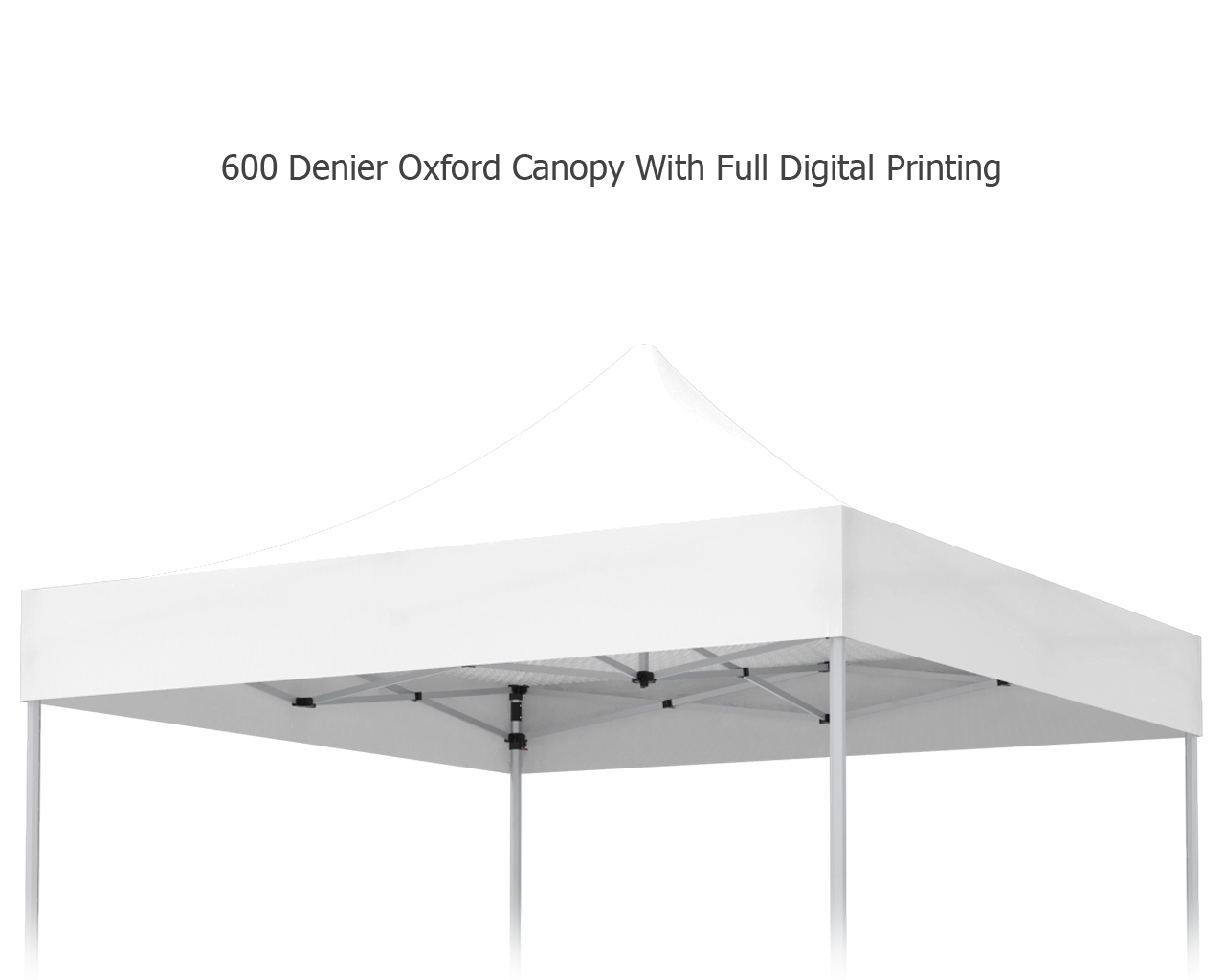 Unprinted White 10 x 10 Pop Up Canopy Tent 