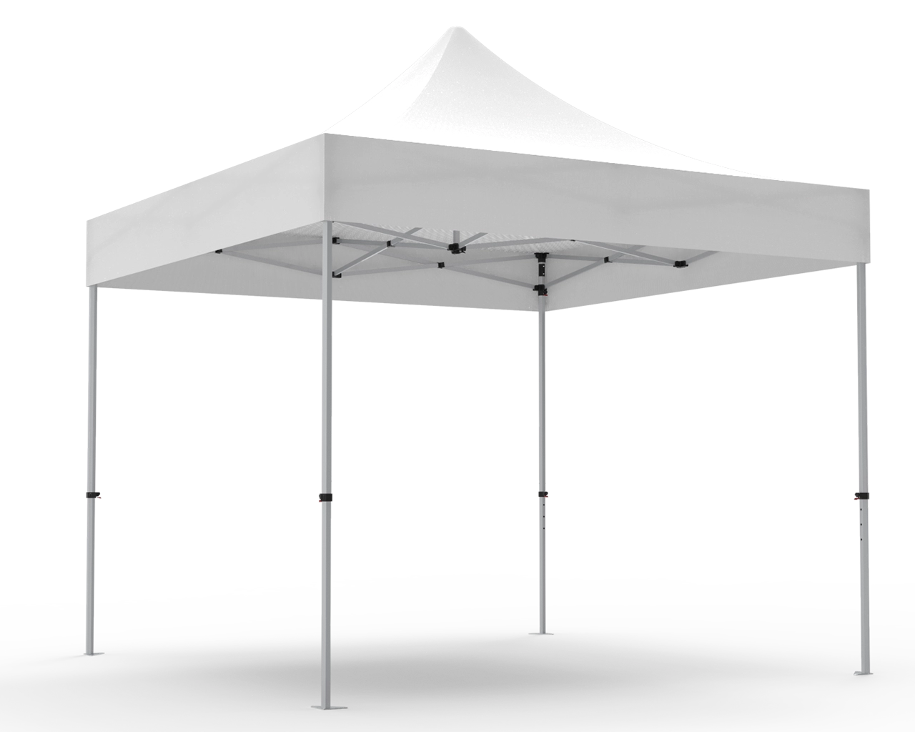 Unprinted White 10 x 10 Pop Up Canopy Tent 