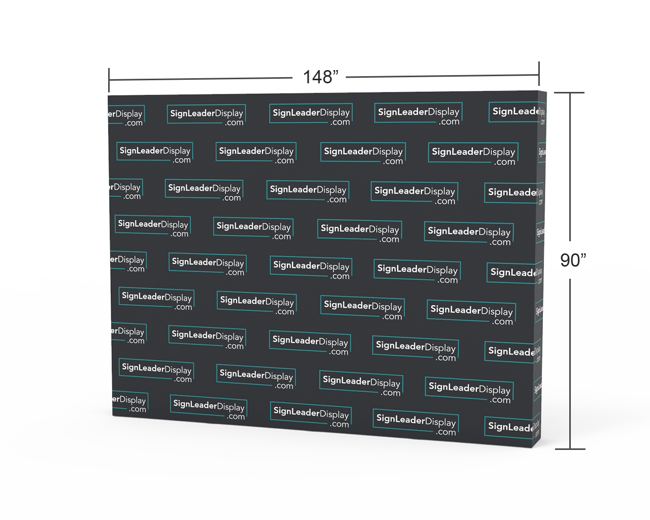 Step and Repeat Video Backdrop Pop Up Display with Custom Graphic Printed